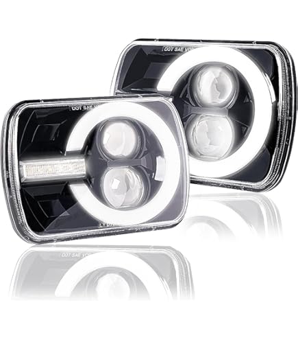 Amazon | 自遊本舗 汎用5×7 LED ヘッドライト S13 SW20 AE86 KP61